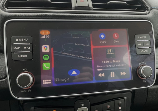 Nissan Leaf cena 87900 przebieg: 43840, rok produkcji 2019 z Rzeszów małe 781